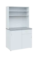 KUCH - ERGO 0 kuchyňka otevřená (lednice), 1800x1000x600 mm, bílá